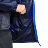 QUECHUA - Medium Men's country walking rain coat - NH100 Raincut Full Zip, Dark Petrol Blue QUECHUA - Medium Men's country walking rain coat - NH100 Raincut Full Zip, Dark Petrol Blue