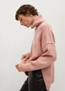 Mango - lt-pastel pink Turtle neck oversize sweater Mango - lt-pastel pink Turtle neck oversize sweater