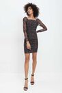 Mohito - Draped Jersey Dress - Brown Mohito - Draped Jersey Dress - Brown