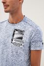 Salsa Jeans - Grey Textured Crew Neck T-Shirt Salsa Jeans - Grey Textured Crew Neck T-Shirt