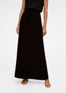 Mango - Black Slit Long Skirt Mango - Black Slit Long Skirt