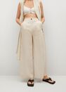 Mango - light beige 100% linen trousers Mango - light beige 100% linen trousers