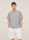 Mango - lt pastel grey Cotton pyjama shorts pack, Men Mango - lt pastel grey Cotton pyjama shorts pack, Men