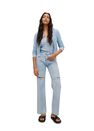 Mango - Lt-Pastel Blue Flowers Knit Cardigan, Women Mango - Lt-Pastel Blue Flowers Knit Cardigan, Women