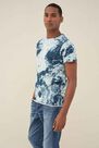 Salsa Jeans - Blue Jellyfish print dyed t-shirt Salsa Jeans - Blue Jellyfish print dyed t-shirt