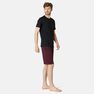 NYAMBA - Small Fitness Long Stretch Cotton Shorts, Bordeaux NYAMBA - Small Fitness Long Stretch Cotton Shorts, Bordeaux