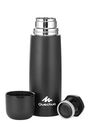 QUECHUA - 0.7 l stainless steel insulated hiking bottle - - black QUECHUA - 0.7 l stainless steel insulated hiking bottle - - black