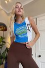 Urban Outfitters - Blue UO Varsity Splice Tank Top Urban Outfitters - Blue UO Varsity Splice Tank Top