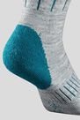 QUECHUA - Children's Mid Hiking Socks SH100 Warm x2 Pairs- Blue/Grey, EU 27-30 QUECHUA - Children's Mid Hiking Socks SH100 Warm x2 Pairs- Blue/Grey, EU 27-30