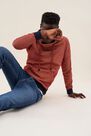 Salsa Jeans - Red Jumpper With Texture Salsa Jeans - Red Jumpper With Texture