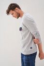 Salsa Jeans - Grey Regular Fit Sweatshirt With Branding Salsa Salsa Jeans - Grey Regular Fit Sweatshirt With Branding Salsa
