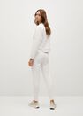 Mango - natural white Drawstring jogger trousers Mango - natural white Drawstring jogger trousers