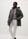 Mango - Dark Grey Waterproof Technical Fabric Parka Mango - Dark Grey Waterproof Technical Fabric Parka