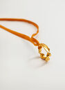Mango - Gold Asymmetric Bow Pendant, Women Mango - Gold Asymmetric Bow Pendant, Women