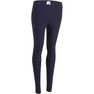 DOMYOS - Salto 100 women's slim-fit stretching leggings - navy blue DOMYOS - Salto 100 women's slim-fit stretching leggings - navy blue