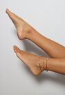 Missguided - Gold Gold Look Chain Anklets 3 Pack Missguided - Gold Gold Look Chain Anklets 3 Pack