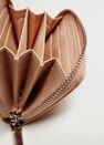 Mango - Pastel Pink Saffiano-Effect Wallet Mango - Pastel Pink Saffiano-Effect Wallet