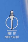 Geologic - 3 vostock 100 soft tip darts - black Geologic - 3 vostock 100 soft tip darts - black