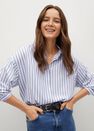 Mango - medium blue Printed flowy shirt Mango - medium blue Printed flowy shirt