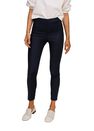 Mango - navy Cotton leggings with pleat detail Mango - navy Cotton leggings with pleat detail