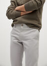 Mango - grey Slim fit serge chino trousers Mango - grey Slim fit serge chino trousers