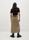 Mango - light beige Knitted skirt with belt Mango - light beige Knitted skirt with belt