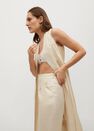 Mango - light beige 100% linen trousers Mango - light beige 100% linen trousers