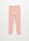 Mango - lt-pastel pink Organic cotton jogger trousers Mango - lt-pastel pink Organic cotton jogger trousers