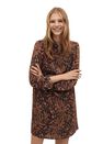 Mango - Brown Flowy Printed Dress Mango - Brown Flowy Printed Dress
