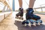 OXELO - EU 35-38 Fit 5 Kids' Inline Fitness Skates, Fluo Pale Peach OXELO - EU 35-38 Fit 5 Kids' Inline Fitness Skates, Fluo Pale Peach