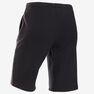 DOMYOS - 7-8Y Boys' Breathable Cotton Gym Shorts 500, Black DOMYOS - 7-8Y Boys' Breathable Cotton Gym Shorts 500, Black