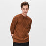 Reserved - Men's Cable Knit Jumper - Brown Reserved - Men's Cable Knit Jumper - Brown