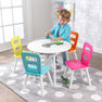 KIDKRAFT - Kidkraft Round Storage Table & 4 Chair Set KIDKRAFT - Kidkraft Round Storage Table & 4 Chair Set