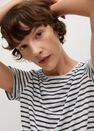 Mango - navy 100% linen t-shirt Mango - navy 100% linen t-shirt