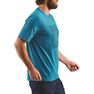 QUECHUA - XXL Techtil 100 Short-Sleeved Hiking T-Shirt - Mottled - Navy Blue QUECHUA - XXL Techtil 100 Short-Sleeved Hiking T-Shirt - Mottled - Navy Blue