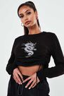 Missguided - DRAGON GRAPHIC RUCHED Missguided - DRAGON GRAPHIC RUCHED