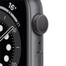 APPLE - Apple Watch Series 6 GPS 40mm Space Grey Aluminium Case with Black Sport Band APPLE - Apple Watch Series 6 GPS 40mm Space Grey Aluminium Case with Black Sport Band