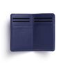 CARRE ROYAL - Carre Royal Porte-Carte Leather Wallet Blue CARRE ROYAL - Carre Royal Porte-Carte Leather Wallet Blue