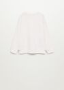 Mango - natural white Pocket cotton sweatshirt Mango - natural white Pocket cotton sweatshirt