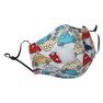 JIE BAN LV - Jie Ban Lv Bumblebee Cars White Kids Mask JIE BAN LV - Jie Ban Lv Bumblebee Cars White Kids Mask