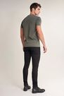 Salsa Jeans - Green T-shirt with plant dye and pocket Salsa Jeans - Green T-shirt with plant dye and pocket