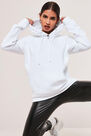 Missguided - White Oversized Basic Hoodie Missguided - White Oversized Basic Hoodie