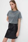 Mohito - T-Shirt With An Application - Grey Mohito - T-Shirt With An Application - Grey