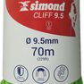 SIMOND - Unique Size Climbing Rope 9.5 mm x 70 m - Cliff Green, Fluo Lime SIMOND - Unique Size Climbing Rope 9.5 mm x 70 m - Cliff Green, Fluo Lime