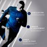 KIPSTA - Medium T500 Adult 1/2 Zip Football Training Sweatshirt - Carbon, Navy Blue KIPSTA - Medium T500 Adult 1/2 Zip Football Training Sweatshirt - Carbon, Navy Blue