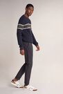 Salsa Jeans - Black Andy slim trousers with microprint Salsa Jeans - Black Andy slim trousers with microprint