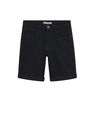 Mango - Open Grey Black Denim Bermuda Shorts, Men Mango - Open Grey Black Denim Bermuda Shorts, Men