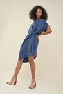 Salsa Jeans - Blue Crossover dress Salsa Jeans - Blue Crossover dress