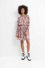 Mohito - Chiffon Floral Dress - Pink Mohito - Chiffon Floral Dress - Pink