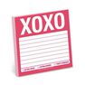 KNOCK KNOCK - Knock Knock Xoxo Sticky Note KNOCK KNOCK - Knock Knock Xoxo Sticky Note